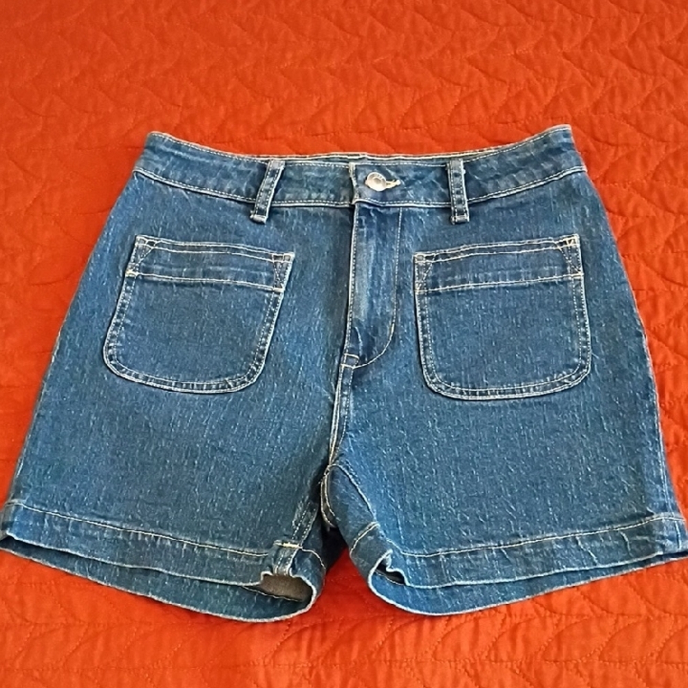 High Waisted blue Jean Shorts